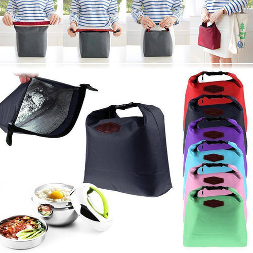 Waterproof Thermal Cooler Insulated Lunch Bags Portable Tote Storage Picnic Bags School Office Food Lunch Bags Itdinos