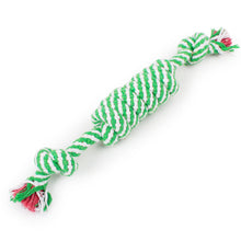 Lade das Bild in den Galerie-Viewer, 1PC Pet Supply Dog Toys Dogs Chew Teeth Clean Outdoor Training Fun Playing Green Rope Ball Toy For Large Small Dog Cat Itdinos
