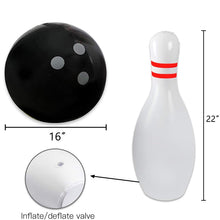 Lade das Bild in den Galerie-Viewer, Giant Inflatable Bowling Set for Kids Itdinos
