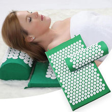 Lade das Bild in den Galerie-Viewer, Massager Cushion Massage Yoga Mat Acupressure Relieve Stress Back Body Pain Spike Mat Acupuncture Massage Yoga Mat with Pillow Itdinos
