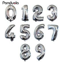 Lade das Bild in den Galerie-Viewer, rose gold balloons foil Number balloon birthday party decorations kids orbs figure Air Balloons globos happy birthday ballon Itdinos
