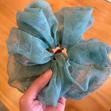 Lade das Bild in den Galerie-Viewer, Oversized Hair Scrunchies For Women Solid Satin Silk Scrunchie Hair Rubber Bands Elastic Hair Ties Accessories Ponytail Holder Itdinos
