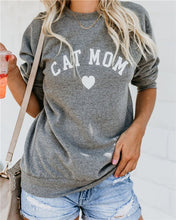 Load image into Gallery viewer, DOG MOM Funny Letter Print Sweatshirt Itdinos
