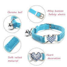 Load image into Gallery viewer, Cat Collar With Bell Collar For Cats Kitten Puppy Leash Collars For Cats Dog Chihuahua Pet Cat Collars Leashes Lead Pet Supplies Itdinos
