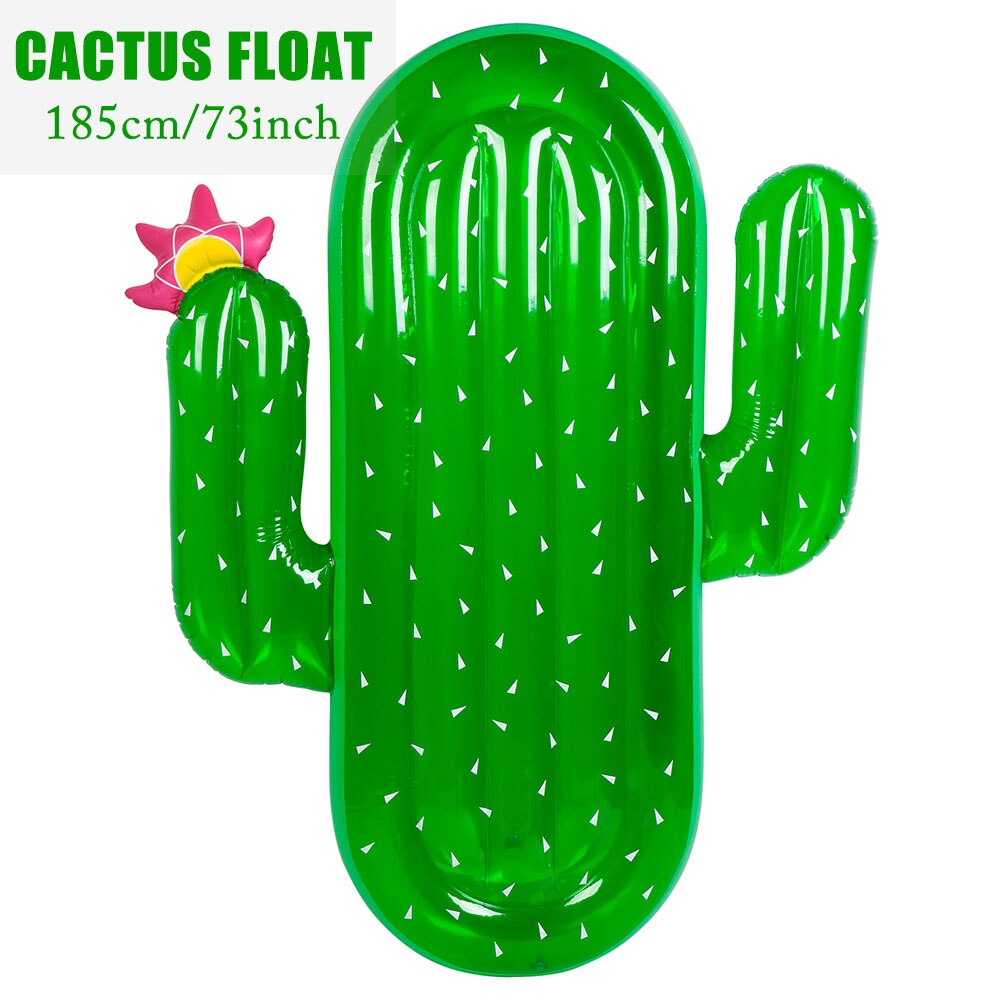 185cm Inflatable Giant Pool Float Mattress Toys Watermelon Pineapple Cactus Beach Water Swimming Ring Lifebuoy Sea Party Itdinos