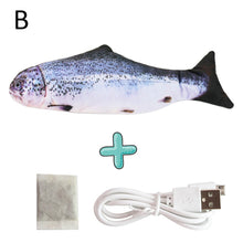 Lade das Bild in den Galerie-Viewer, New 30CM Electronic Pet Cat Toy Electric USB Charging Simulation Bouncing Fish Toys For Dog Cat Chewing Playing Biting Supplies Itdinos
