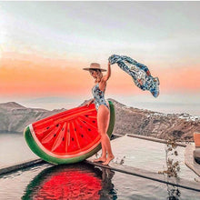 Lade das Bild in den Galerie-Viewer, 185cm Inflatable Giant Pool Float Mattress Toys Watermelon Pineapple Cactus Beach Water Swimming Ring Lifebuoy Sea Party Itdinos
