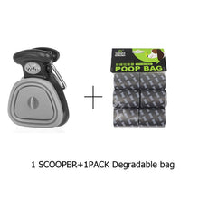Load image into Gallery viewer, Dog Pet Travel Foldable Pooper Scooper With 1 Roll Decomposable bags Poop Scoop Clean Pick Up Excreta Cleaner Epacket Shipping Itdinos
