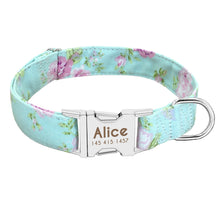 Load image into Gallery viewer, Dog Collar Custom Nylon Puppy Cat Dog Tag Collar Leash Pet Nameplate ID Collars Adjustable For Medium Large Dogs Itdinos
