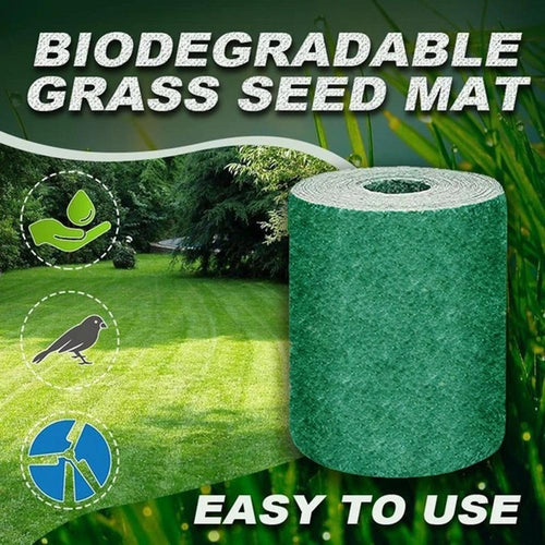 20×300cm Lawn blanket Grass Seed Mat Fertilizer Garden Picnic Gardening Lawn Planting Mat 2020 Hot Sale Dropping Garden Supplies Itdinos