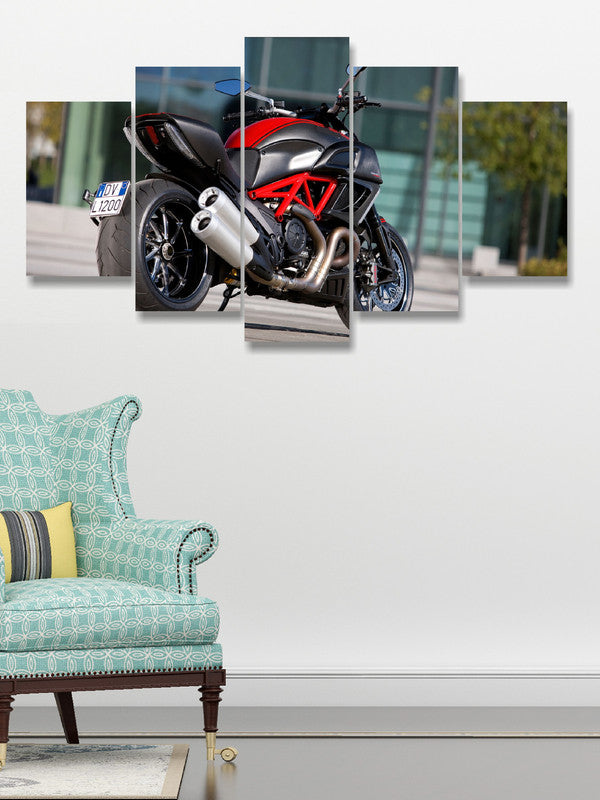 Premium Digital Printed Wall Art Painting (Piece Of 5) Itdinos