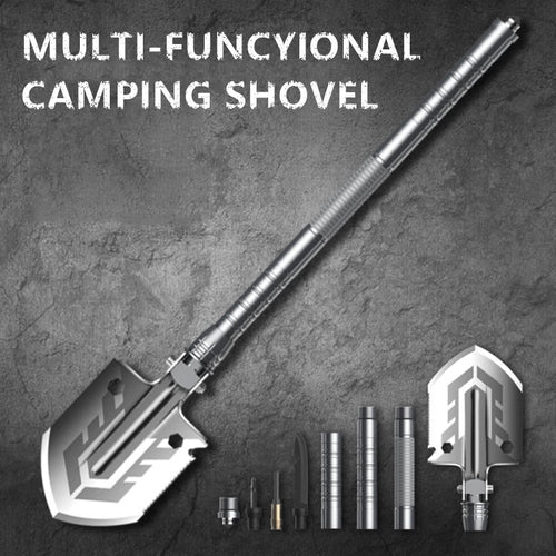 Outdoor Multi-purpose Shovel Garden Tools Folding Military Shovel Camping Defense Security Tools Itdinos