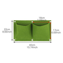 Lade das Bild in den Galerie-Viewer, Wall Hanging Planting Bags 4/9/18/49/72 Pockets Green Grow Bag Planter Vertical Garden Vegetable Living Garden Bag Home Supplies Itdinos
