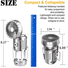 Lade das Bild in den Galerie-Viewer, 6 in 1 Portable Outdoor LED Camping Lantern With Fan Solar Charge Itdinos
