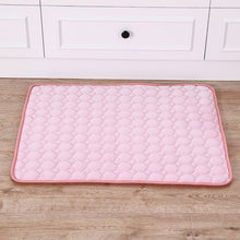 Load image into Gallery viewer, Pet Pad Summer Cooling Mat Dog Beds Mats Blue Pet Ice Pad Cool  Cold Silk Moisture-Proof  Cooler Mattress Cushion Puppy Itdinos
