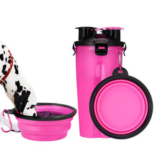 Load image into Gallery viewer, Safety Pet Travel Drink Water Bottle Foldable Dog Feed Bowl Cup Outdoor Travel Dog Feeder Cup Itdinos
