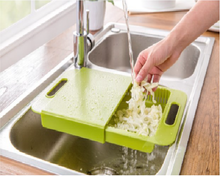 Lade das Bild in den Galerie-Viewer, Sink drain cutting board &amp; Plastic cutting board &amp; Fruit plate kitchen tools Itdinos
