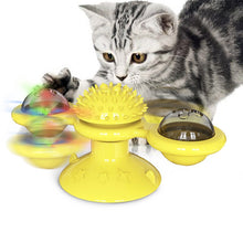 Load image into Gallery viewer, Pet Toys Cat Top Interactive Puzzle Training Turntable Windmill Ball Whirling Toys For Cats Kitten Play Game Cat Supplies Itdinos
