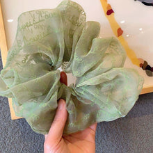 Lade das Bild in den Galerie-Viewer, Oversized Hair Scrunchies For Women Solid Satin Silk Scrunchie Hair Rubber Bands Elastic Hair Ties Accessories Ponytail Holder Itdinos
