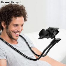 Lade das Bild in den Galerie-Viewer, Flexibler Handyhalter zum Aufhängen am Hals, faule Halskette, Halterung, Bett, 360-Grad-Telefonhalter, Ständer für iPhone, Xiaomi, Huawei
