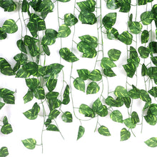 Lade das Bild in den Galerie-Viewer, Artificial Garland Money Plant Leaf Creeper For Home Decoration, Wall Hanging, Special Occasion Decoration, Party Decoration, Office Decoration (Pack of 8 String) (6 Feet Each). Itdinos
