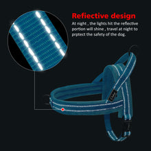 Load image into Gallery viewer, Nylon Reflective Pet Dog Harnesses Vest Soft Flannel Padded No Pull Strap Harness For Walking Training Small Medium Large Dogs Itdinos
