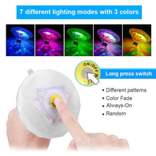 Lade das Bild in den Galerie-Viewer, Floating Underwater Light RGB Submersible LED Disco party Light Glow Show Swimming Pool Hot Tub Spa Lamp Baby Bath Light Itdinos

