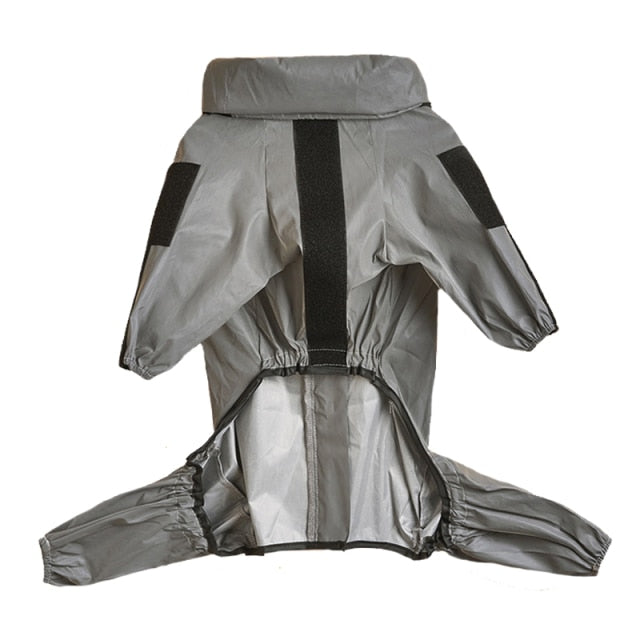 Reflective Pet Dog Raincoat Outdoor Sunscreen High Collar Pet Jumpsuit Itdinos