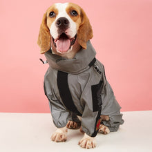Load image into Gallery viewer, Reflective Pet Dog Raincoat Outdoor Sunscreen High Collar Pet Jumpsuit Itdinos
