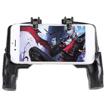 Lade das Bild in den Galerie-Viewer, K21 PUBG Mobile Gamepad L1R1 Spiel Controller Vier Finger Ergonomischer Griff Metall Trigger Joystick für iOS Android Telefon
