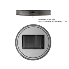 Lade das Bild in den Galerie-Viewer, Universal Car Styling Solar Power Energy Blue LED Car Interior Decoration Light Cup Coaster Mat Non Slip Pad Car Accessories ITDinos®
