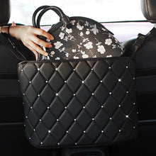 Lade das Bild in den Galerie-Viewer, Car Handbag Holder Luxury Leather Seat Back Organizer Mesh Large Capacity Bag Automotive Goods Storage Pocket Seat Crevice Net ITDinos®
