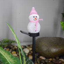 Lade das Bild in den Galerie-Viewer, Solar Christmas Lights Snowman LED Lamp Solar Lighting for Garden Christmas Decor Itdinos
