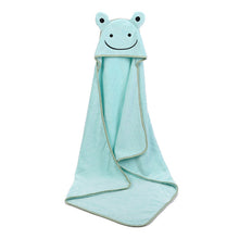Lade das Bild in den Galerie-Viewer, Baby Poncho Bath Towel Bebe Toalla Velvet 90*90cm Fleece Hood Infant Towels Blanket Newborn Baby Hooded Towel Infant Babies Spa Itdinos
