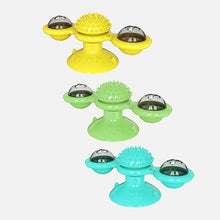 Load image into Gallery viewer, Pet Toys Cat Top Interactive Puzzle Training Turntable Windmill Ball Whirling Toys For Cats Kitten Play Game Cat Supplies Itdinos
