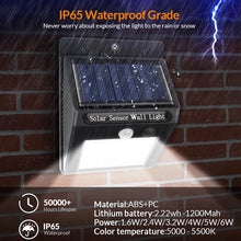 Lade das Bild in den Galerie-Viewer, Solar Sensor Waterproof Garden Wall Light Itdinos
