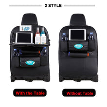 Lade das Bild in den Galerie-Viewer, Car Seat Back Organizer Pu Leather Pad Bag Car Storage Organizer Foldable Table Tray Travel Storage Bag Auto Accessories ITDinos®
