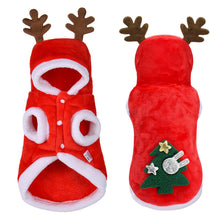 Load image into Gallery viewer, Christmas Cat Clothes Small Dogs Cats Santa Costume Itdinos
