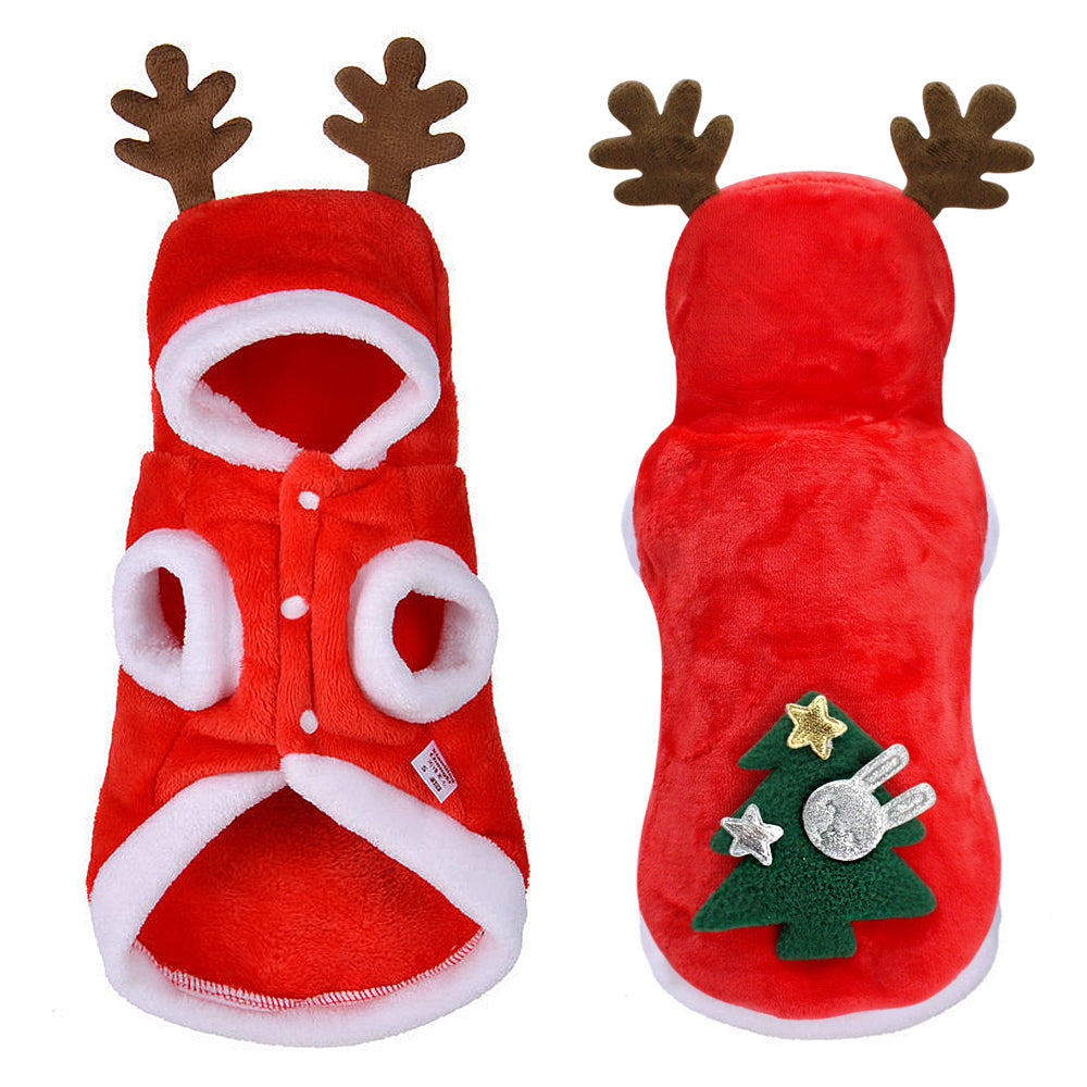 Christmas Cat Clothes Small Dogs Cats Santa Costume Itdinos