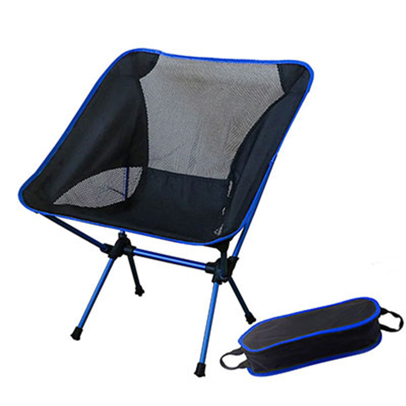 Portable Collapsible Moon Chair Fishing Camping BBQ Stool Folding Extended Hiking Seat Garden Ultralight Office Home Furniture Itdinos