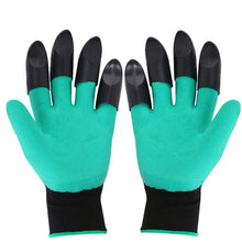 Lade das Bild in den Galerie-Viewer, 4/8 Hand Claw ABS Plastic Garden Rubber Gloves Gardening Digging Planting Durable Waterproof Work Glove Outdoor Gadgets 2 Style Itdinos

