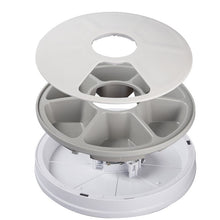 Load image into Gallery viewer, Round Timing Feeder Automatic Pet Feeder 6 Meals 6 Grids Cat Dog Electric Dry Food Dispenser 24 Hours Feed Pet Supplies 40%off Itdinos
