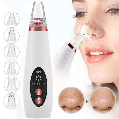 USB Rechargeable Blackhead Remover Face Pore Vacuum Skin Care Acne Pore Cleaner Pimple Removal Vacuum Suction Facial Tools Itdinos