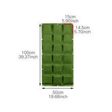 Lade das Bild in den Galerie-Viewer, Wall Hanging Planting Bags 4/9/18/49/72 Pockets Green Grow Bag Planter Vertical Garden Vegetable Living Garden Bag Home Supplies Itdinos
