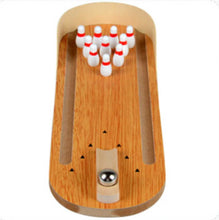 Lade das Bild in den Galerie-Viewer, Wooden Mini Bowling Tabletop Game Leisure Decompression toys Itdinos
