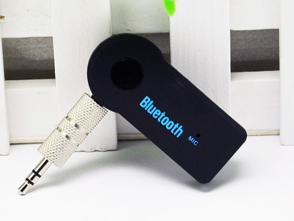 Handfree Auto Bluetooth Musikempfänger Universal 3,5 mm Streaming A2DP Wireless Auto AUX Audio Adapter mit Mikrofon für Telefon MP3