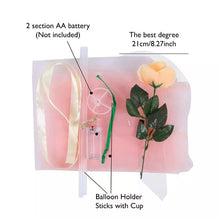 Lade das Bild in den Galerie-Viewer, LED DIY Luminous Balloon Rose Bouquet Christmas Decorate Gift Home Wedding Decor Ball Rose Valentines Day Gift Birthday Party Itdinos
