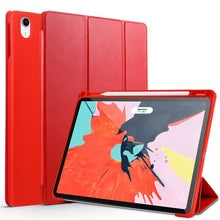 Lade das Bild in den Galerie-Viewer, Dreifach faltbares Standetui mit Stifthalter-Abdeckung für iPad Pro11 Tablet-Hülle
