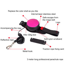 Load image into Gallery viewer, Handsfree Wrist Retractable Dog Leash Pet Traction Rope Adjustable 3M Terrier Leash Belt Wrist Strap Running Jogging Dog Product Itdinos
