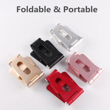 Lade das Bild in den Galerie-Viewer, Drehbarer Tablet-Halter aus Aluminiumlegierung für iPad Air 1/2 Mini 1/2/3/4 Pro 9.7 10.5 12.9 Faltbarer Handyhalter Ständer Unterstützung
